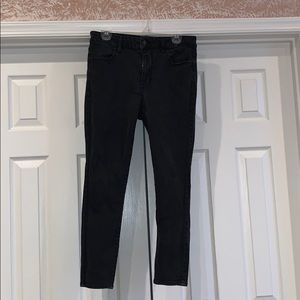 American Eagle black high rise jeggings